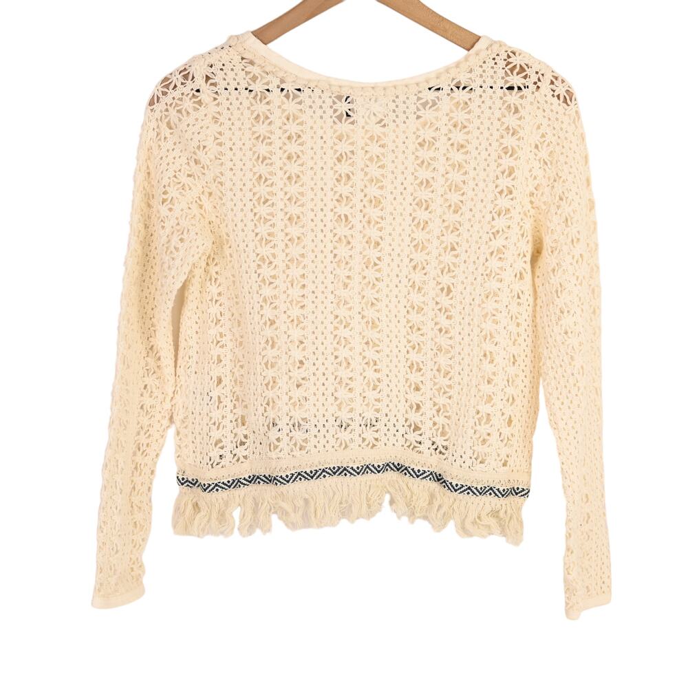 Anthropologie Crochet Fringe Top, Festival Season - Picture 5 of 6